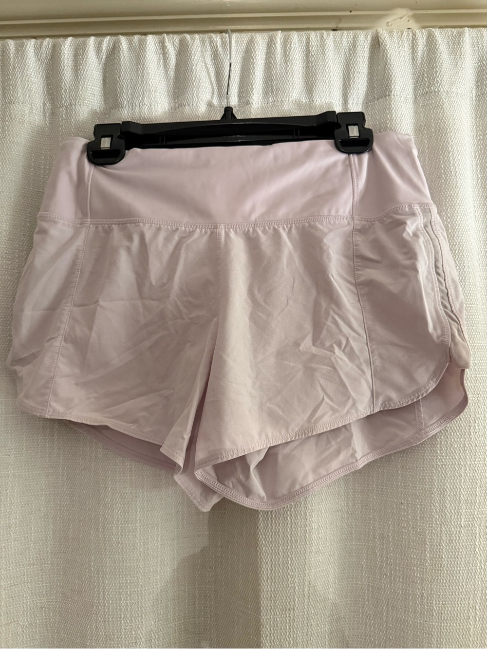Athleta Run With It shorts size S in blush pink